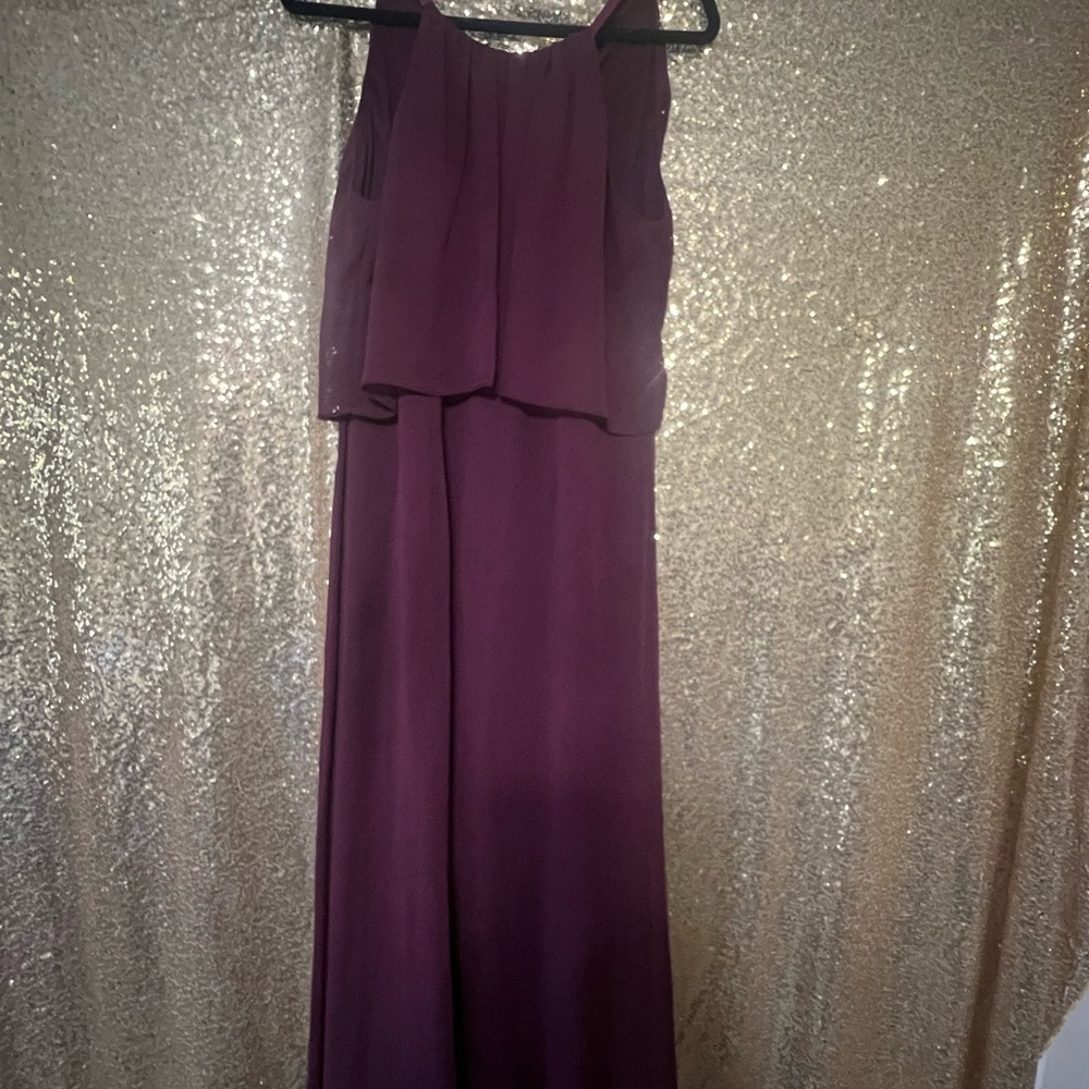 David's Bridal Purple Dress